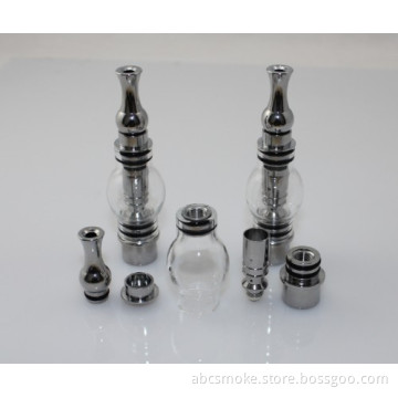 Metal Drip Tip Glass Globe Vaporizer